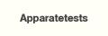 Apparatetests